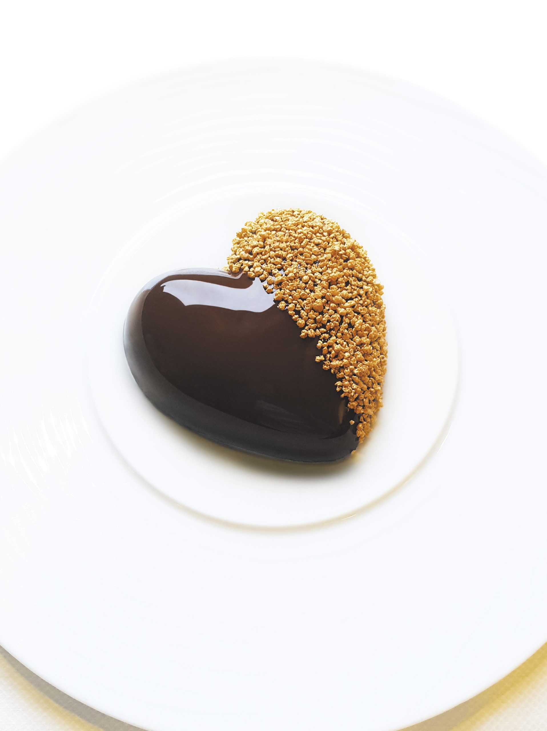 Un Brownie d'Amour, gâteau créé pour la Saint-Valentin par Sophie de Bernardi. (CAFE DE LA PAIX SOPHIE DE BERNARDI)
