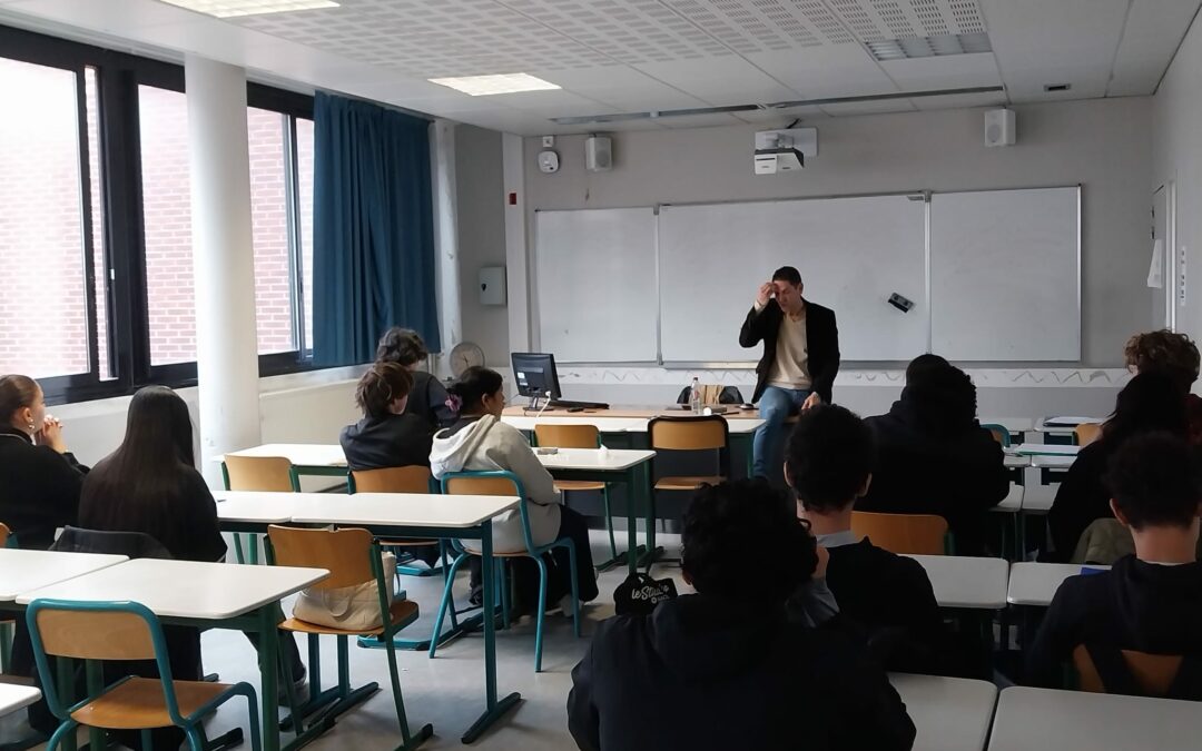 À la rencontre d’élèves à Aubervilliers